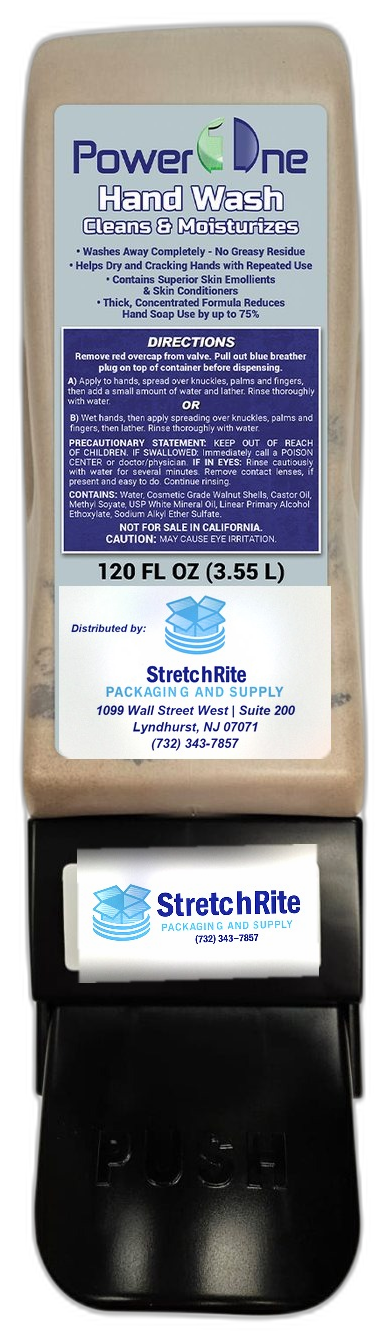Power One Soap 3.55 L bottle with wall dispenser