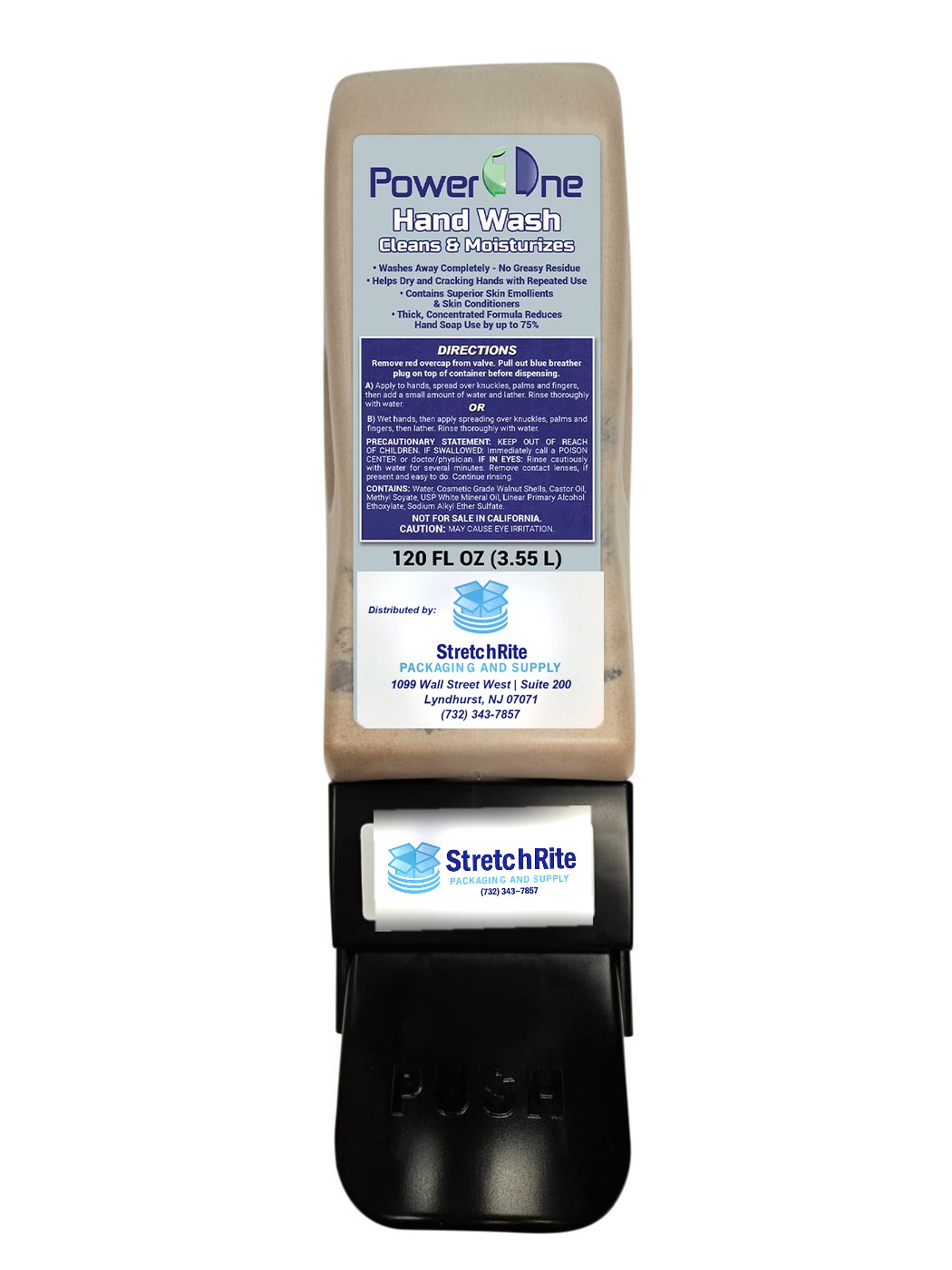 Power One Soap — 3.55 L + Wall Dispenser
