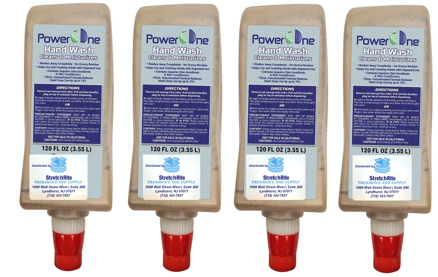 Power One Soap — Case of 4 × 3.55 L Refills